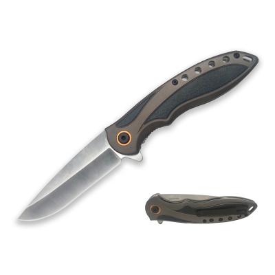 China Folding Open Knife Swivel Bestselling Handle Pocket Knife EDC Aluminum Outdoor Knife for sale