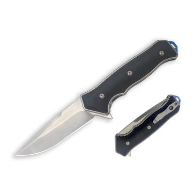 China High Quality Pivot Camping G10 Handle Survival D2 Open Folding Knife for sale