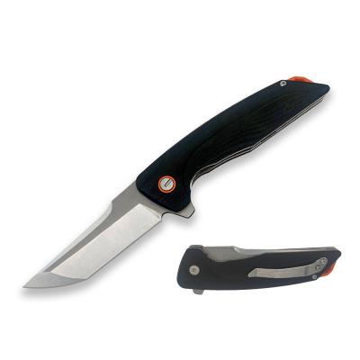 China Hot Selling Outdoor Survival Rescue Non-variable Pocket 440C Blade Folding Camping Knife for sale