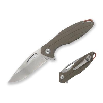 China Swivel Wholesale 440c Stainless Steel Hunting Knife Folding Survival Open Outdoor Camping Pocket Knife for sale