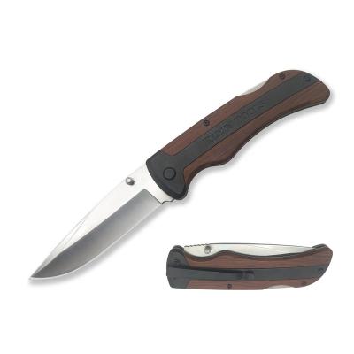 China Wholesale Non-variable wooden folding knifesharp edge folding knife rescue military knife for sale