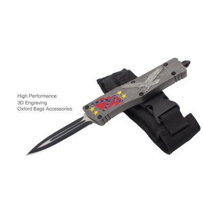 China Factory Wholesale Non-variable Zinc Alloy Handle Rescue Outdoor Military Tactical Pocket Knife for sale