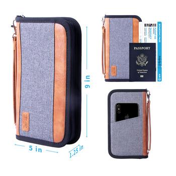 China Hand Strap New Card Listing Wallet Multifunctional Travel Passportt packagesCustomised for sale