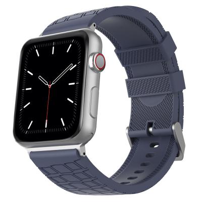 China Water Resistant Factory Direct Sales Apple Smart Watch Strap For Apple Watch Full Range 1-7 Generation Silicone Waterproof Strap for sale