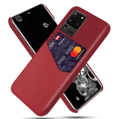 China Wallet Function Factory Direct Card Mobile Phone Case For Samsung Full Range Of Solid Color Mobile Phone Sticker Back Card Case for sale