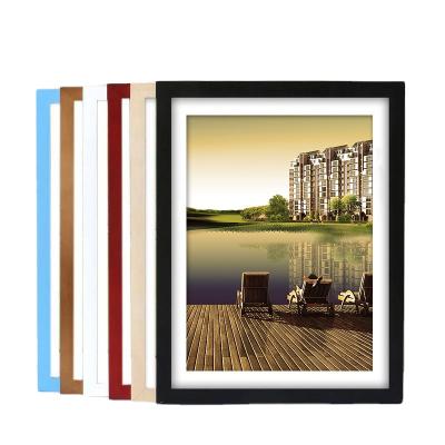 China Wholesale HOME DECOR A0 cheap A1 A2 A3 A4 A5 5x7 11x14 24x36 inch modern frame wood home decoration painting picture frame for sale