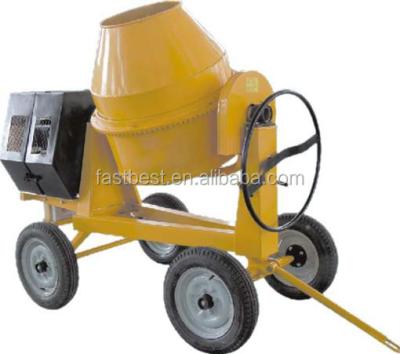 China Gasoline Diesel Concrete Cement Mixer Machine Portable Concrete Mixer 350L for sale