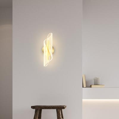 China Modern Minimalist Led Bed Wall Light Vintage Home Indoor Wall Lamp for sale