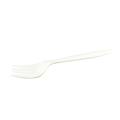 China Disposable Excellent Quality Cornstarch Fork and Disposable Spoon Tableware Wholesale for sale