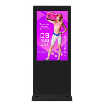 China Indoor 43 49 Inch LCD Display Station Outdoor Smart Advertising Player Digital Signage Touch Screen Kiosk for sale