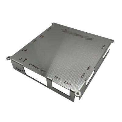 China Hot Selling Machine 2021 Custom Brushed Bending Sheet Metal Stamping Industrial Stainless Steel 304 Checker Housing for sale