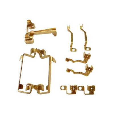 China Power Supply China Dongguan Change Metal Stamping Brass Connector By Progressive Mold Stamping for sale