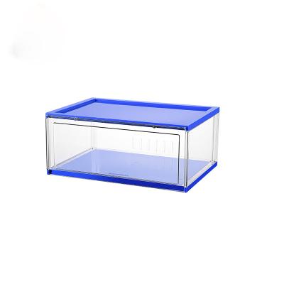 China clear & Durable Hot Transparent Box Body Shoe Organizer Container Body Plastic Shoe Display Storage Box--Abbreviation the cabinet for sale