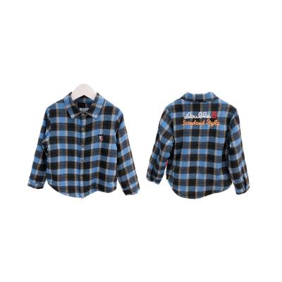 China Anti-pilling new autumn and winter velvet boys and girls warm shirts for sale