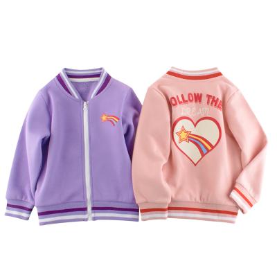 China QUICK DRY spring and autumn fashion girl baseball uniform jacket for sale