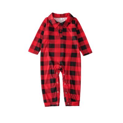 China Anti-pilling new spring and autumn plaid parent-child homewear for sale