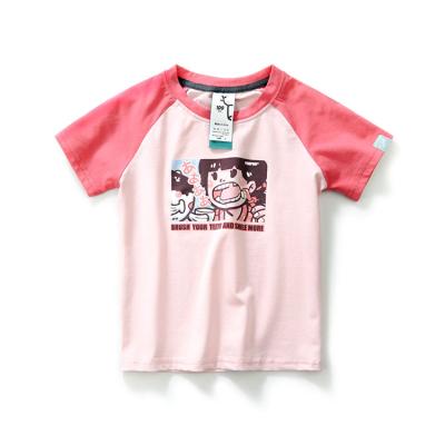 China Japan Style 2021 New Kids Top With Short Sleeves for sale