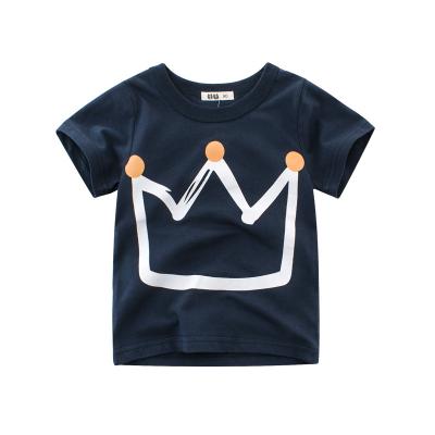 China New summer anti-pilling boys' shirt with short sleeves for sale