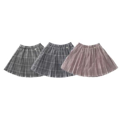 China Sustainable soft plaid skirt for girls in spring and summer for sale