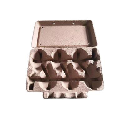 China Recyclable Storage Rack Quail Blister Cartons Biodegradable Fiber Flats Custom Egg Pulp Packaging for sale