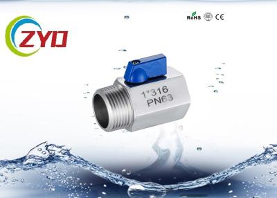 Chine Valve coupée filetée d'acier inoxydable pour Pneuma/haute pression de l'eau à vendre