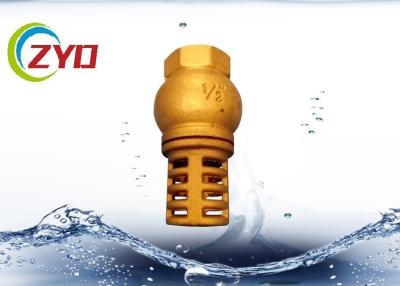 China Vertical Brass Plumbing Valves Silencing Spring Lifting Type Spring Brass Core for sale