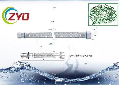 China Resistência de aço inoxidável feita malha trançada da alta temperatura da linha de abastecimento do torneira à venda