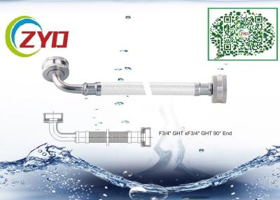 China Temperatura de trabalho trançada do grau da mangueira 0 - 90 do torneira do bidê da extremidade de GHT90° à venda