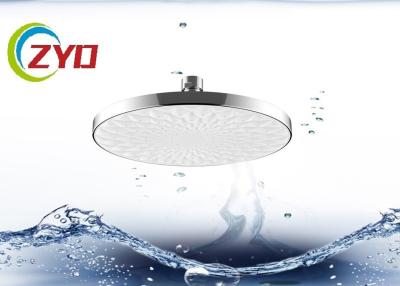 China Ultra Thin Brushed Stainless Steel Shower Head , Gloss Metal Hand Held Shower Head for sale