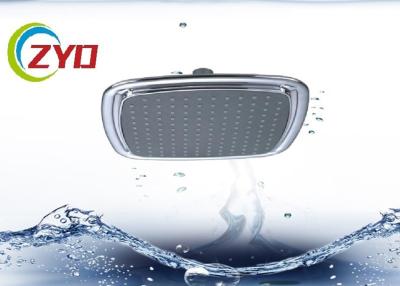 China Durable Rain Style Shower Head , ABS Chromed Overhead Rain Shower Head for sale