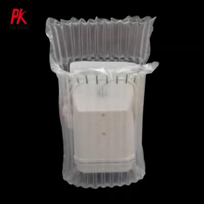 China Eco-friendly Air Column Bag Plastic Inflatable Clear Film Cushion Wrap Camera Air Column Bags for sale