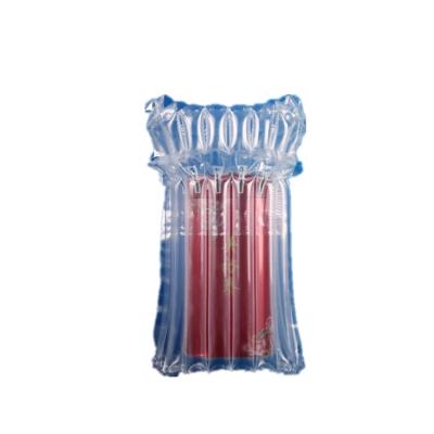 China Eco-friendly Column Bag Eco-friendly Plastic Inflatable Clear Film Cushion Envelope Tea Bag Air Column Bags for sale