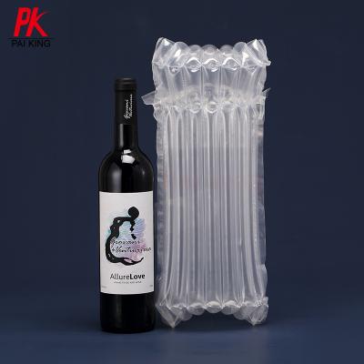 China Eco-friendly Inflatable Air Column Film To Protect Wine And Milk Bottle Storage And Transportation Air Holes Film Packaging for sale