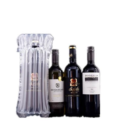 China Eco-friendly Biodegradable Plastic Air Column Bag Film Roll Bubble Bags For Wine Bottles for sale