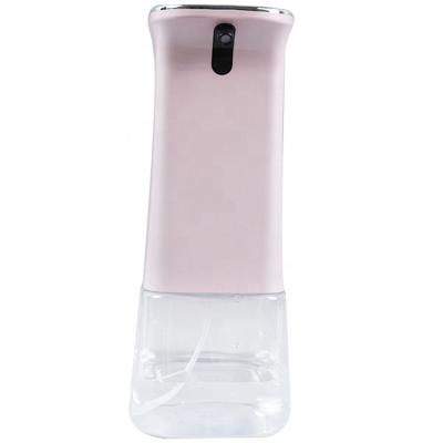 China Electric Usb Rechargeable Mini Portable Automatic Sensor Foam Soap Dispenser Bathroom Pink Liquid Dispenser for sale