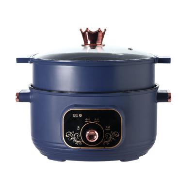 China Dormitory Chafing Dish Large Capacity Multifunctional Electric Smart Household Integrated Hot Pot Easily Cleaned for sale