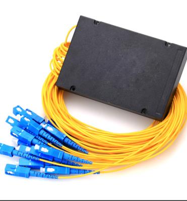 China Fast PLC Splitter SC/UPC BOX 1*64 SC/APC ABS PLC Factory Price FTTH Factory Shipping FTTH Fiber Optic Connector for sale