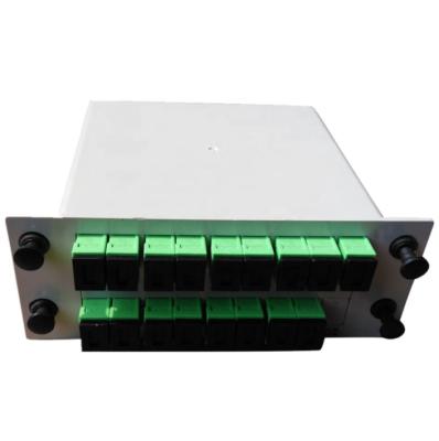 China 1*2 1*4 1*6 1*8 1*16 SC/APC/UPC FTTH Fiber Optic PLC Splitter High Quality Fiber Optic Connector for sale