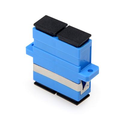 China FTTH Network Wholesale SC/UPC DX SM Fiber Optic Adapter Coupler Cheap Price FTTH Fiber Optic Connector for sale