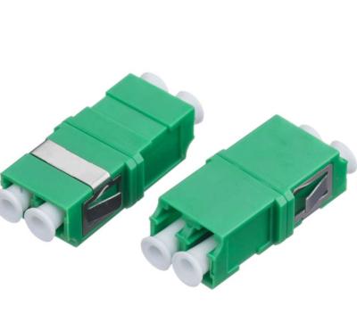 China FTTH Network Price LC/UPC SM DX Duplex Fiber Adapter Network Coupler Cheap Single Fiber Optic Connector for sale