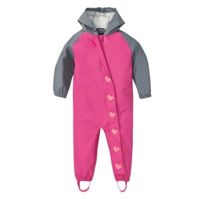 China OEM Customization New Fashion Children Boys Girls Outdoor Jumpsuits Kids Printed Waterproof Overall Children Hooded Rainwear for sale