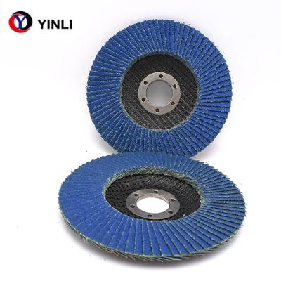 China High Quality Abrasive Metal Inox Zirconium Metal Inox Metal Fin Polishing Disc Stone for sale