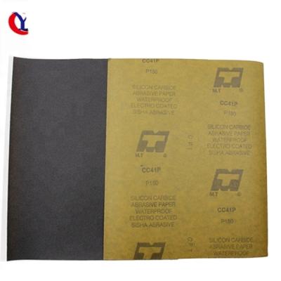 China 60 Waterproof 5000 Grit Waterproof Silicon Carbide Abrasive Sandpaper for sale