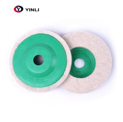 China Mirror Polish Hot Saling Wool Felt Pad Felt Disc For Stainless Steel for sale