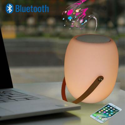 China Portable High Quality Outdoor Waterproof Portable Music Player Light LED Camping Sound Light for sale