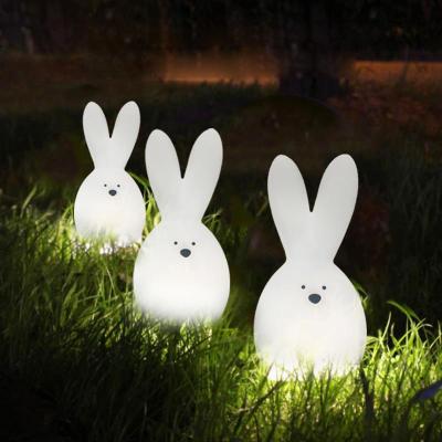 China Modern LED Rabbit Table Lamp Party Decoration Lamp Children's Room Night Light Dining Table Atmosphere Lamp for sale