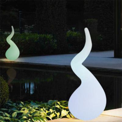 China Eco-friendly garden decoration led floor lamp illuminated 16 color led floor lamp new fashion standing style for outdoor party led light for sale