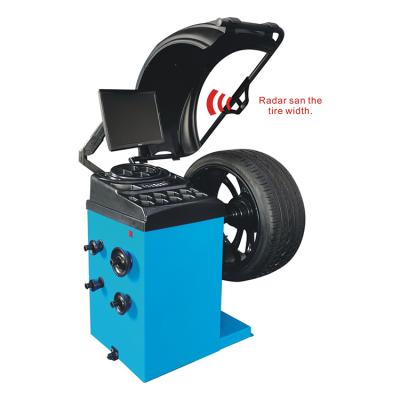 China Balancer Top Wheel Tire Vending Balancing Machine With LCD Display And Ce STB1900A for sale