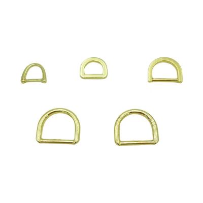 China Wholesale Zinc Alloy D Ring Bag Accessories Handbag Webbing Buckle Metal D Ring Buckle for sale