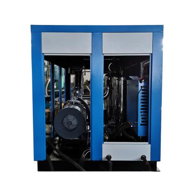 China 12bar lubricated water lubricated oil free air compressor used by medicine or food industry for sale